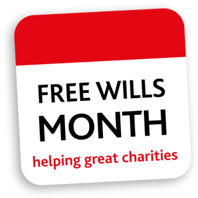 An image of the Free Wills Month logo